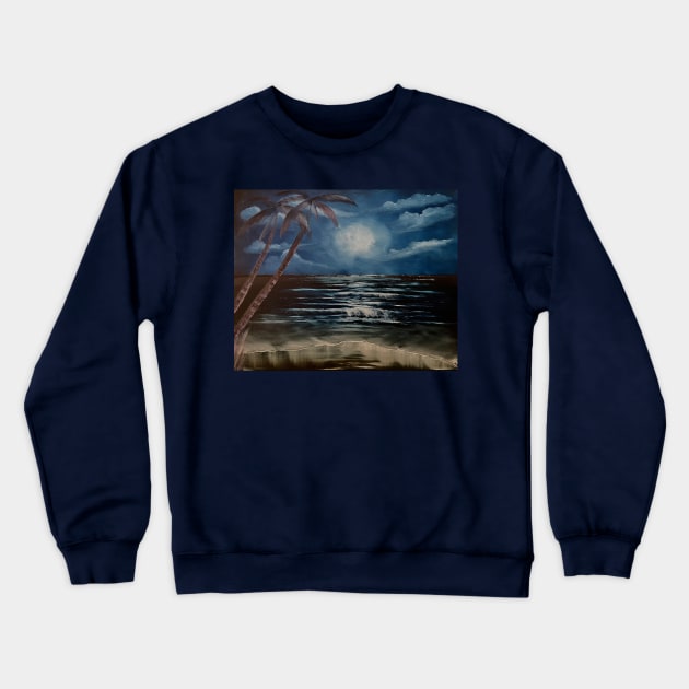 Blue Moon Crewneck Sweatshirt by J&S mason